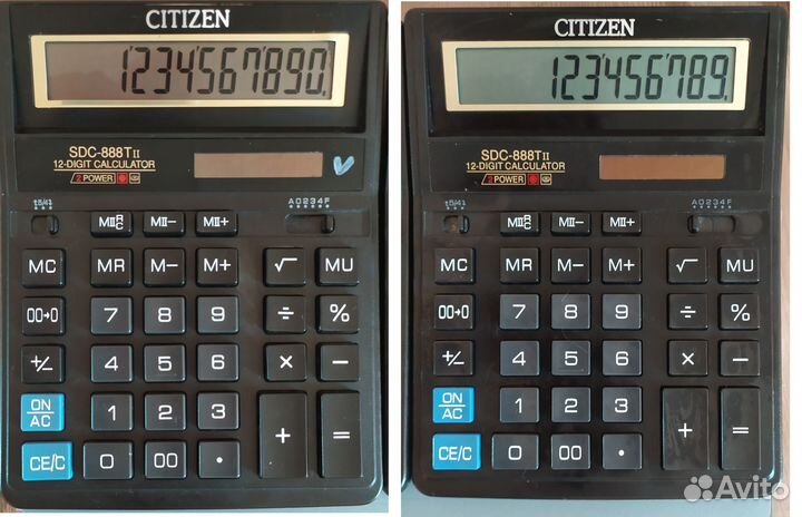 Калькулятор бухгалтера Citizen SDC-888TI