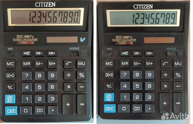 Калькулятор бухгалтера Citizen SDC-888TI