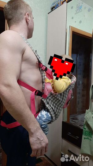 Рюкзак переноска кенгуру для новорожденных