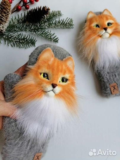 Звероварежки на заказ. Варежки с животными