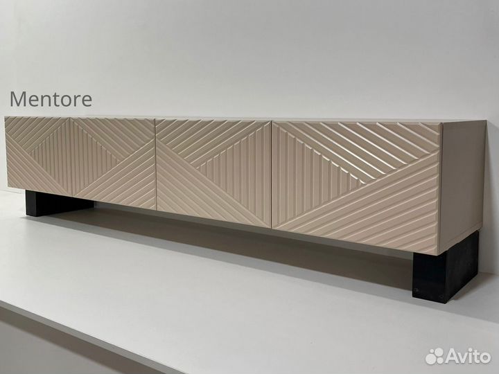 Тумба тв Bravo с фрезеровкой (конструктор)