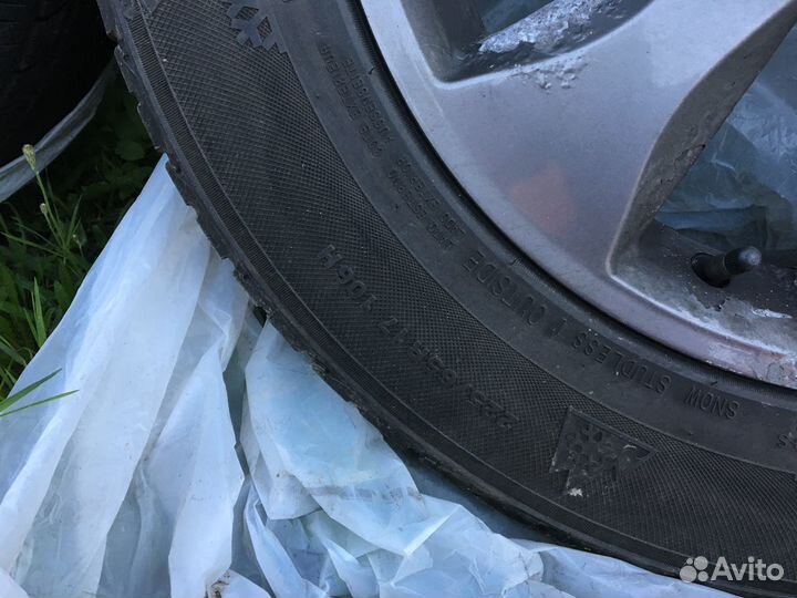 Колеса на мерседес GLK (225/65 R17 липучка)