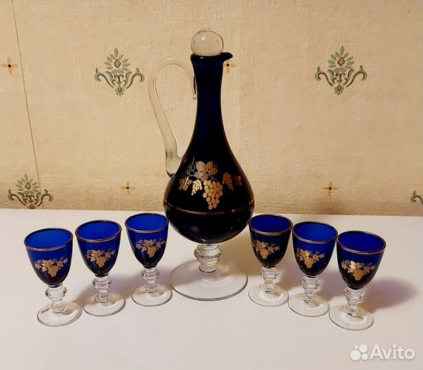 Графин с рюмками СССР