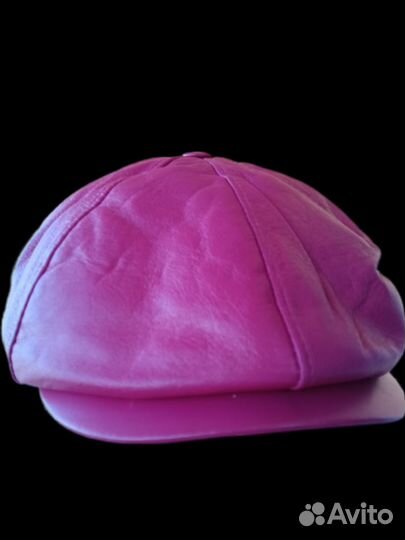 Кепка из натуральной кожи. Шапка