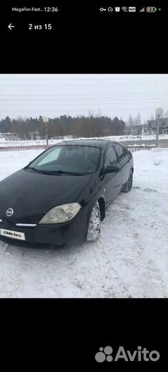 Nissan Primera 2.0 CVT, 2005, 215 000 км