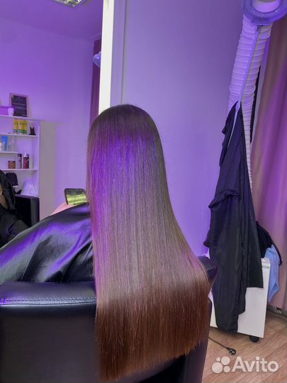 Ботокс волос, кератиновое выпрямление,нанопластика