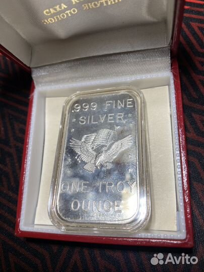 Серебро 999 слиток 1981