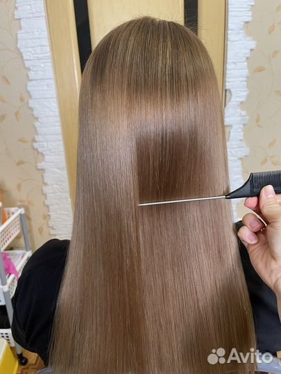 Кератиновое выпрямление волос. Керапластика