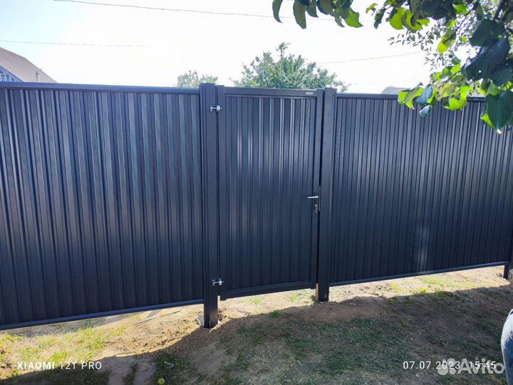 Заборы ворота калитки