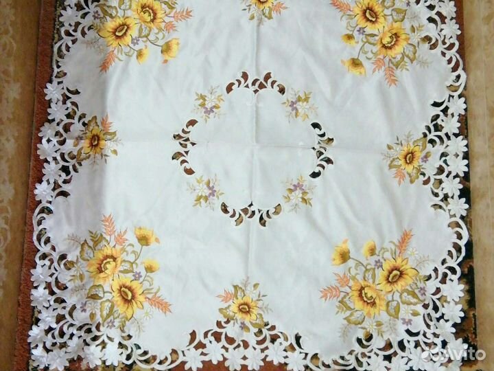 Чудо салфетка —скатерть, винтаж, Франция