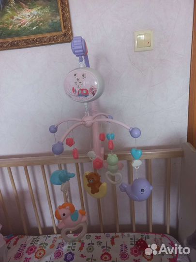 Мобиль на кроватку с проектором