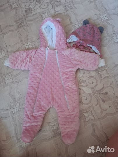 Конверт на выписку зимний для девочки