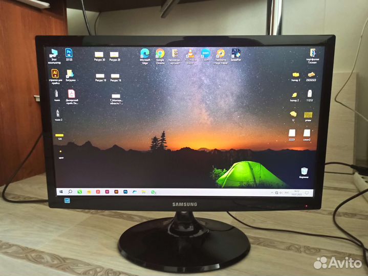 Монитор + мышь и корпус Samsung