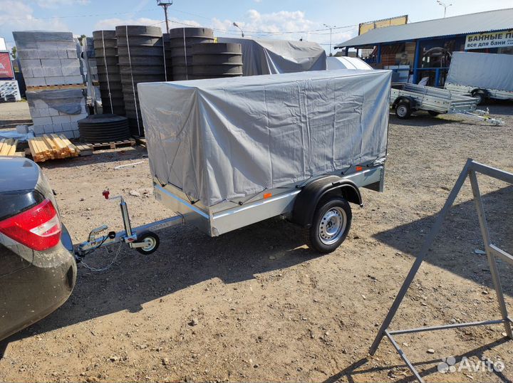 Прицеп 00.002 с тентом 108 см. Для животноводства