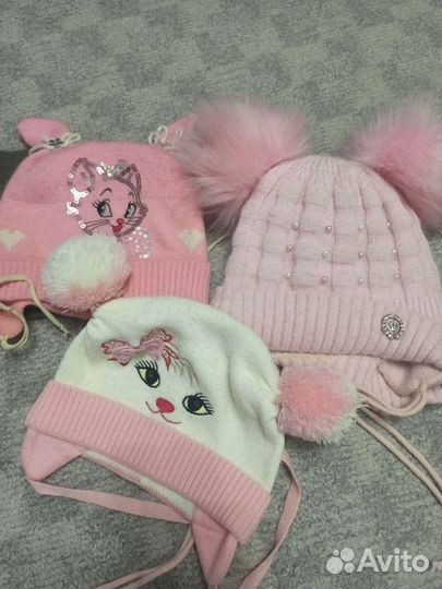 Шапки,шлем,снуд,шарф, варежки