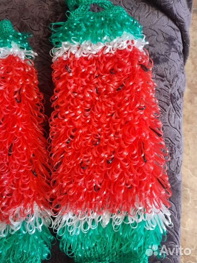 Мочалка ручной работы