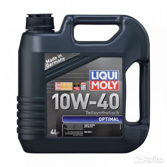 Моторное масло Liqui Moly Optimal 10W40 (4л.)