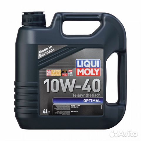 Моторное масло Liqui Moly Optimal 10W40 (4л.)