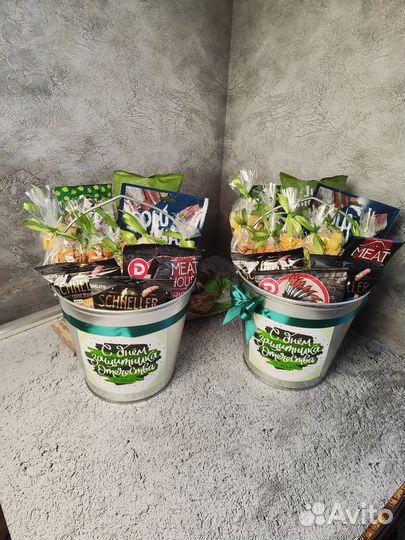 Подарок мужчине, съедобный букет