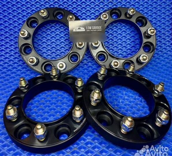 Проставки 6х139.7 25мм цо106.1 12*1.5. Черные