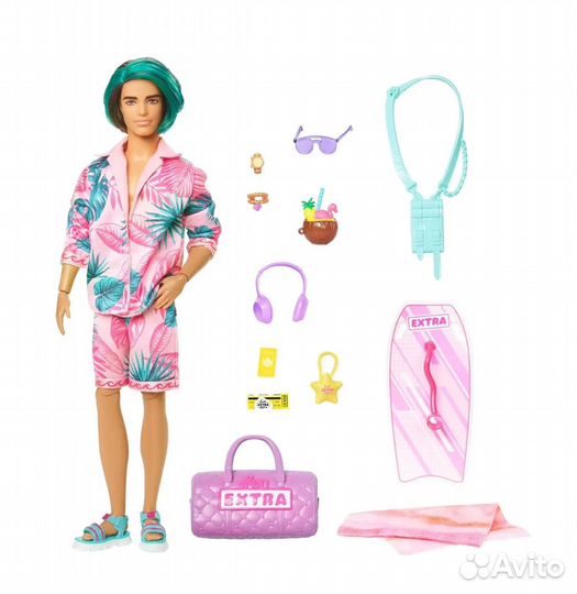 Кукла барби barbie экстра fly ken HNP86