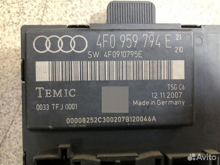 Блок управления дверью Audi A6 C6