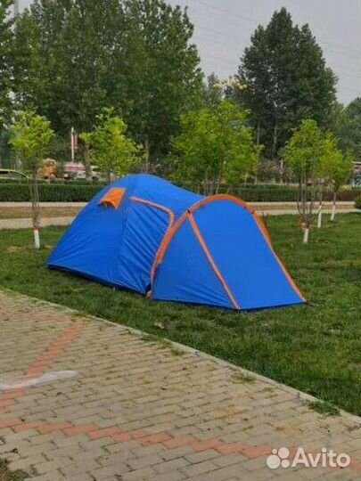 Палатка 3-х местная с прихожей (405х215хh170)