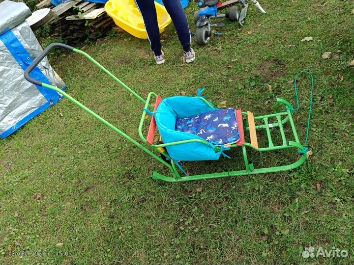 Детские зимние санки