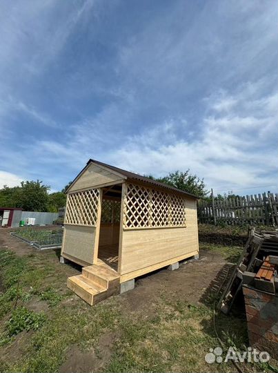 Деревянные беседки