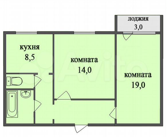 Типовые планировки 2 х комнатных квартир фото 20