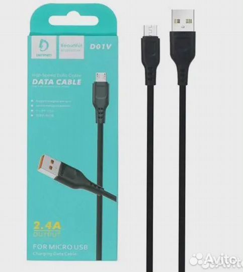 Кабель micro usb Denmen D06V