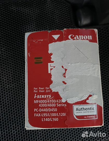 Картридж Canon FX-10, черный