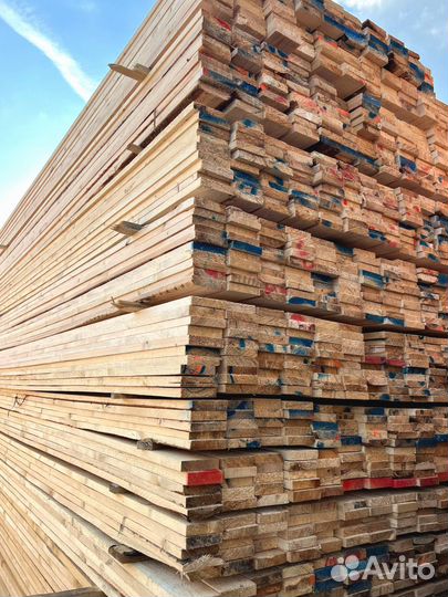 Брус обрезной 100х150х6000мм 1 сорт ГОСТ