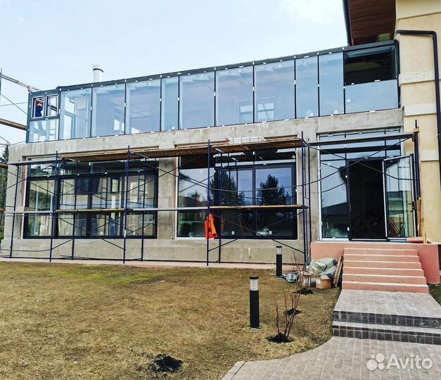 Остекление домов, кафе, террас, офисов