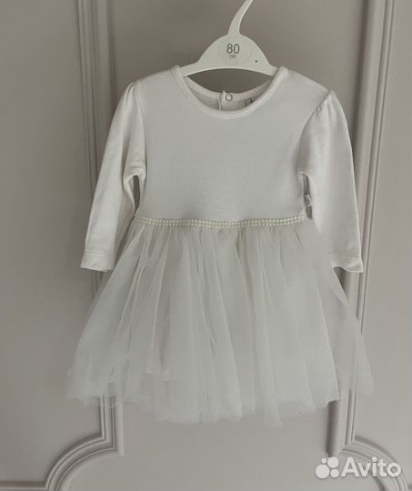 Платье на годик 80