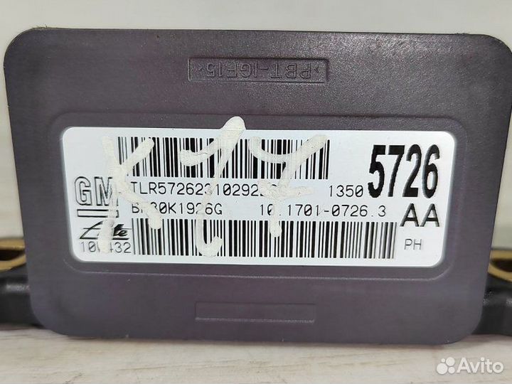 Датчик ускорения Opel Astra J A16XER 2010