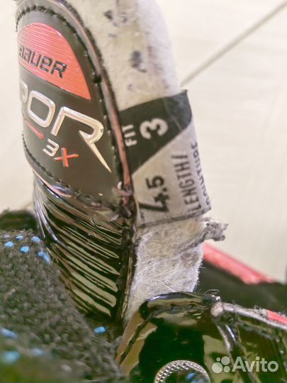 Коньки bauer vapor 3Х S21, INT, размер 4,5 fit 3