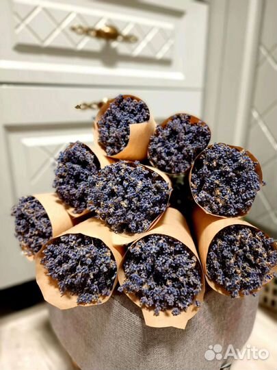 Букет лаванды сухоцветы лаванда подарок