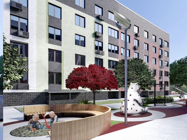 2-к. квартира, 57,4 м², 3/5 эт.