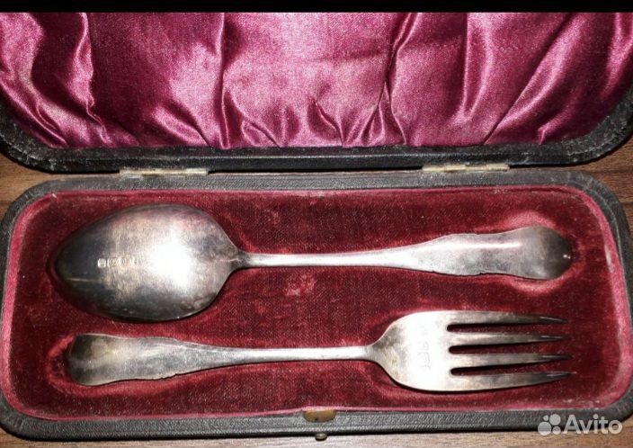 Набор Эгоист + солонки серебро 925пр Англия