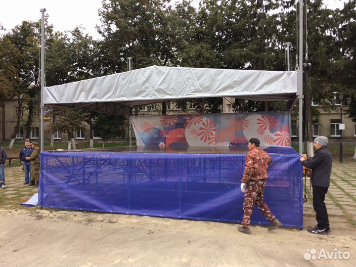 Продам сцену 6,1х4,88м. мдм стайл