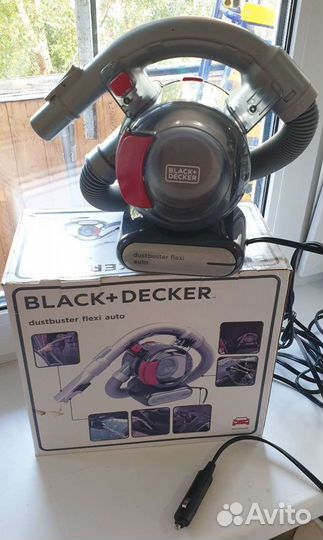 Автомобильный пылесос black decker