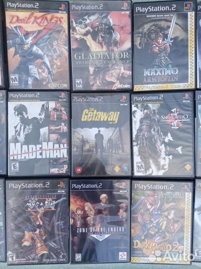 Диски игры для приставки sony PS2 консоль