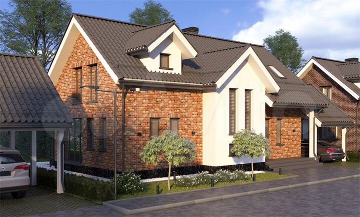 Дом 180 м² на участке 6 сот.