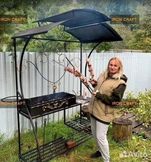 Мангал со столиком