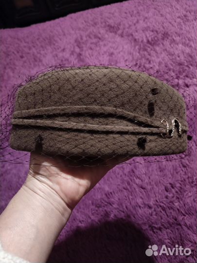 Шляпа женская фетровая