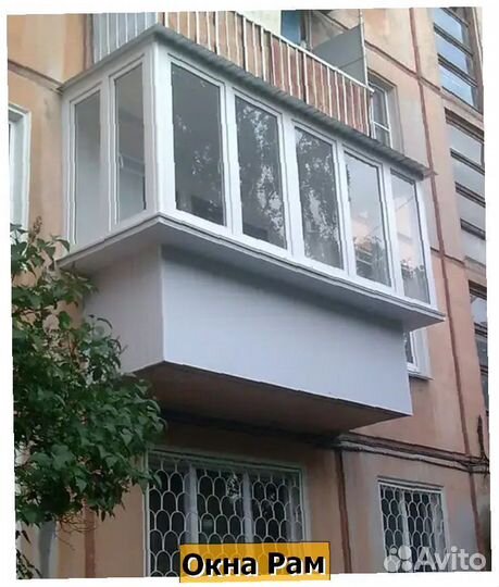 Остекление балконов и лоджий пластиковыми окнами