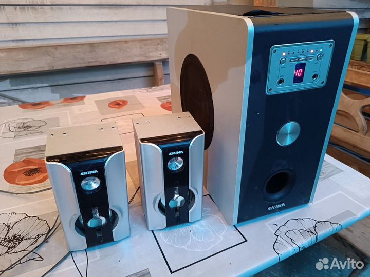 Сабвуфер и колонки