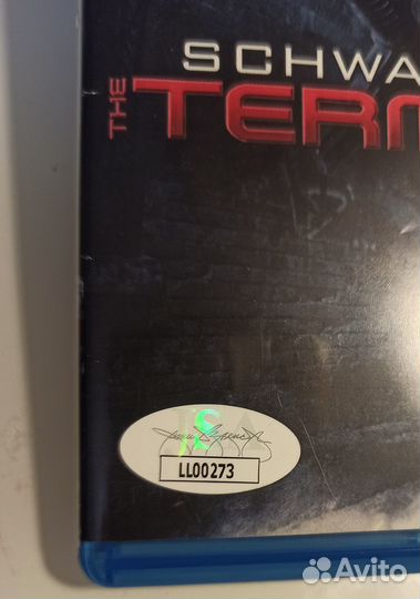 Blu-ray The Terminator с автографом Майкла Бина
