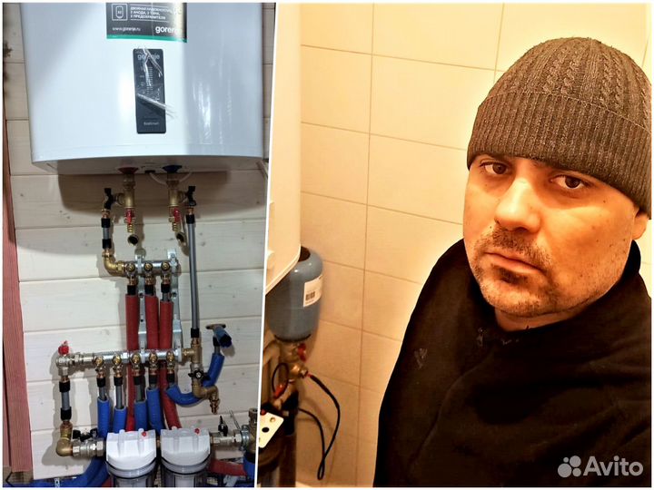 Сантехник Монтаж водопровода от колодца и скважины